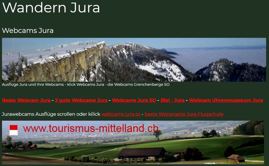 webcams jura