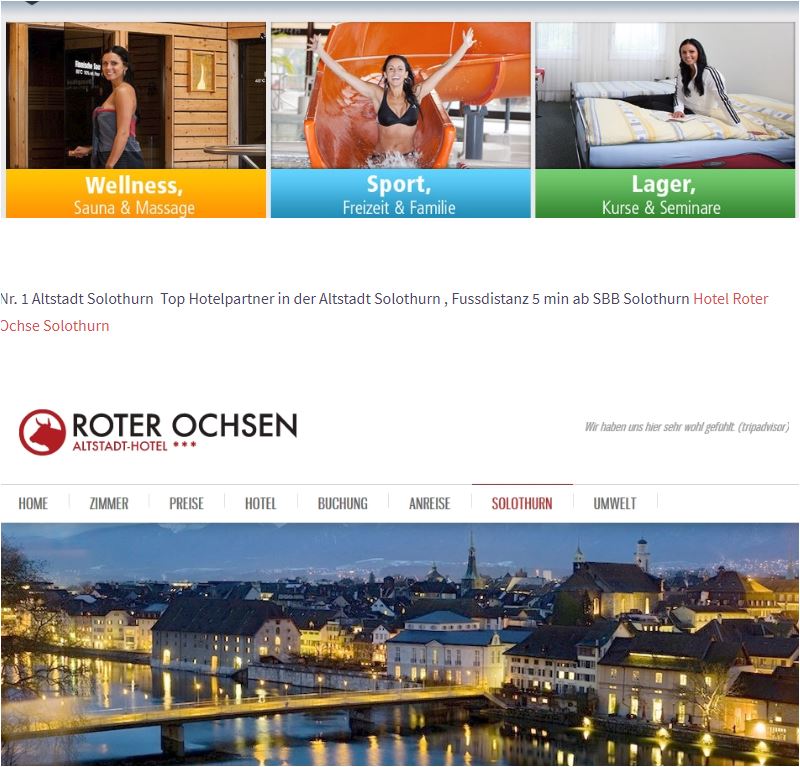 hotels solothurn altstadthotel solothurn