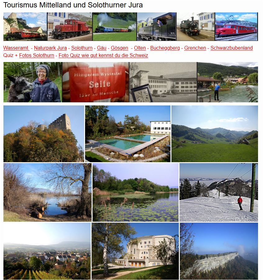 ausflüge mittelland jura tourismus region solothurn