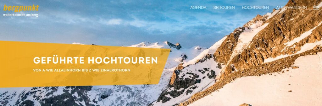 Hochtouren Schweizer Alpen