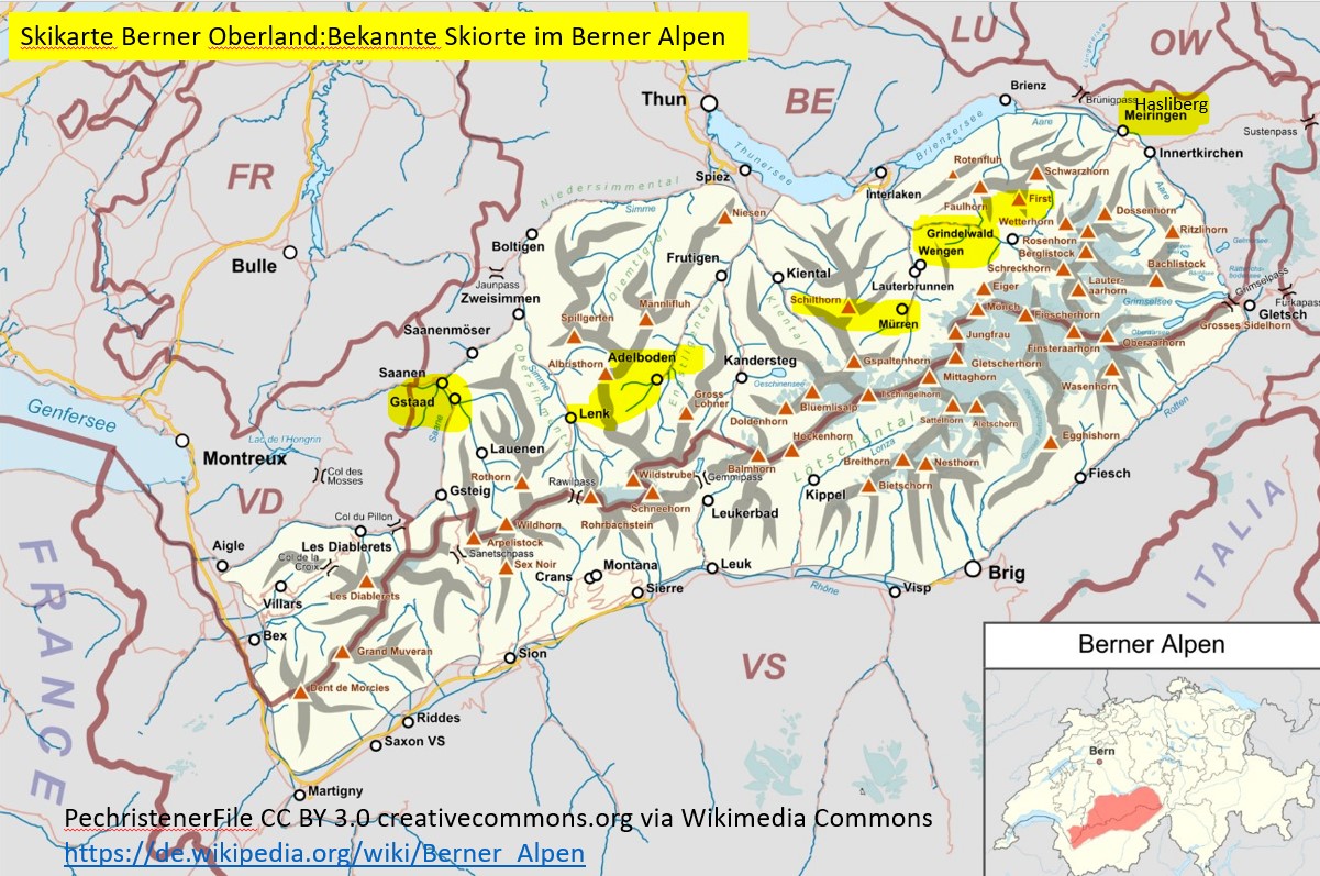 skikarte berner oberland