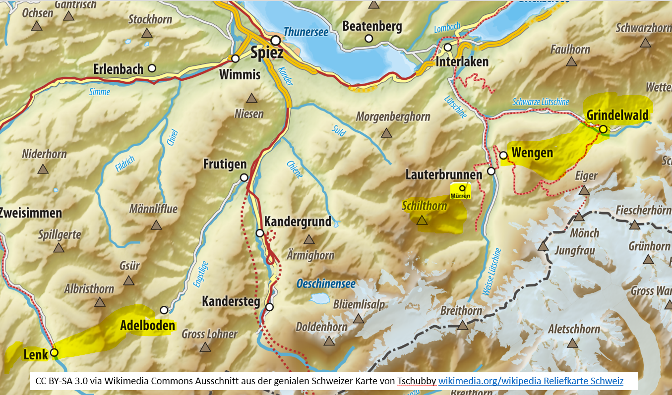 karte skigebiete oberland