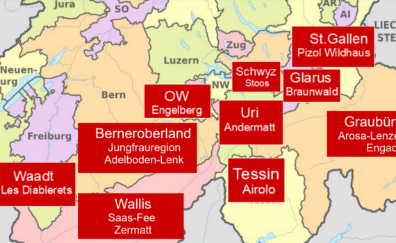 skigebietskarte Schweiz