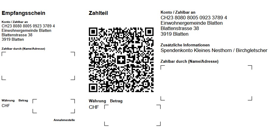 spenden blatten