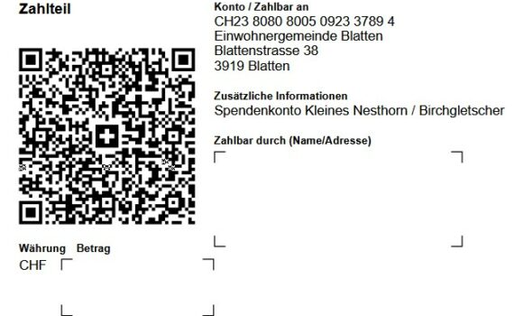 spende für blatten